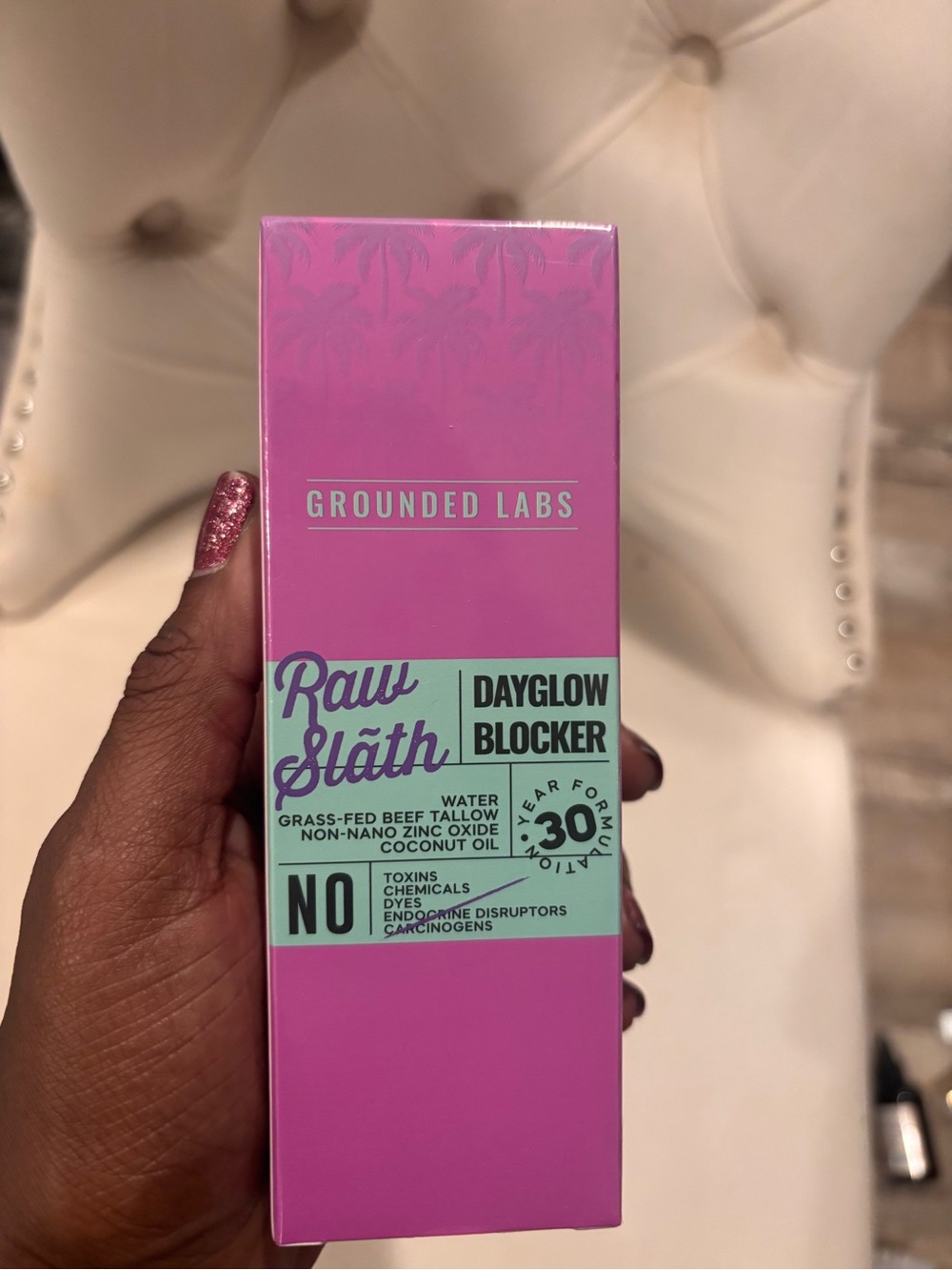 Grounded Labs Raw Slath Dayglow Blocker SPF 30 Tallow Sunscreen